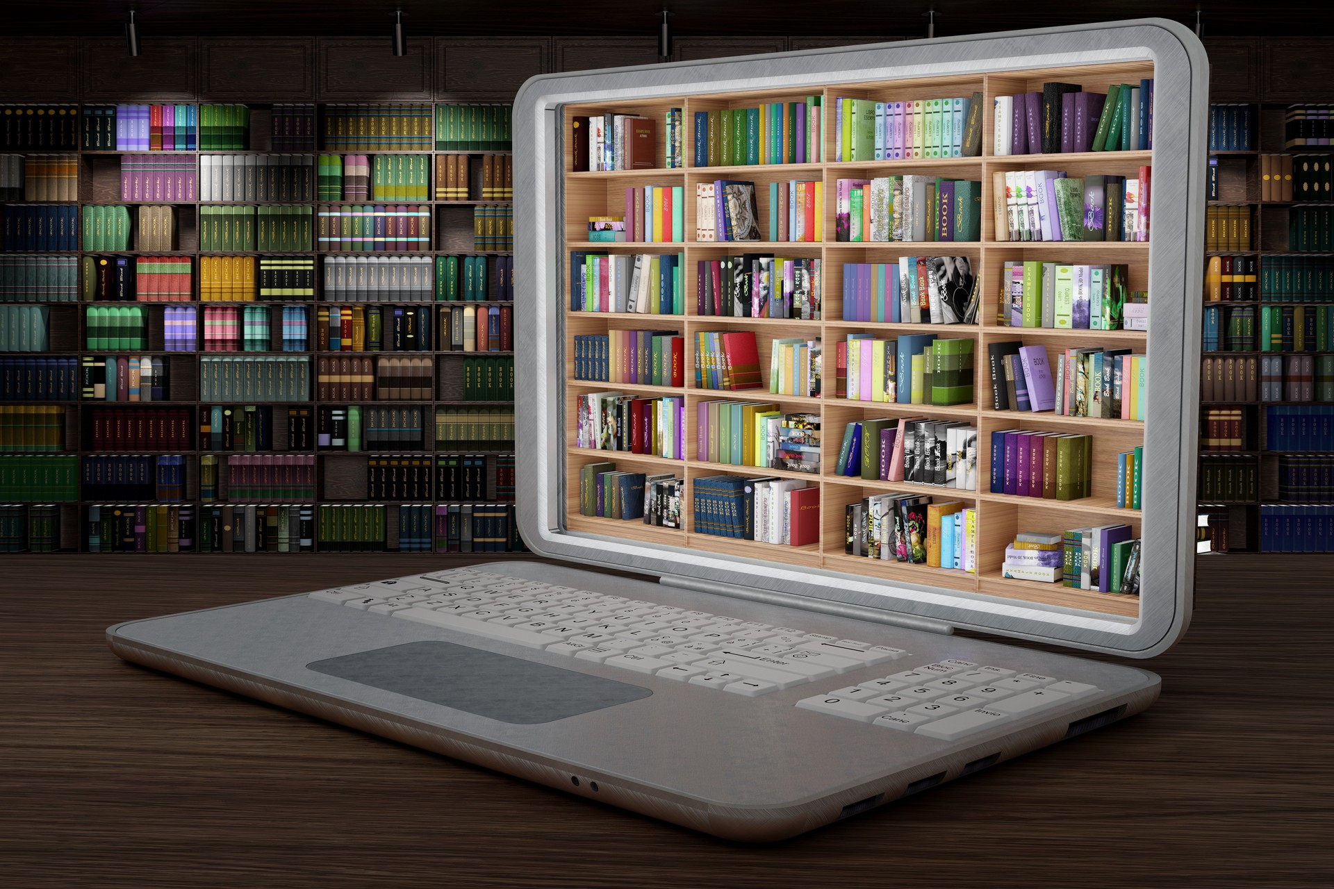 EBooks. Download books to your laptop.